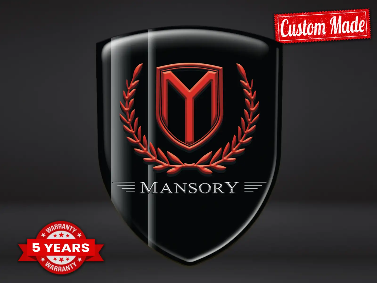 Mansory Wasserfestes Etikett Pro Max Robust Modern